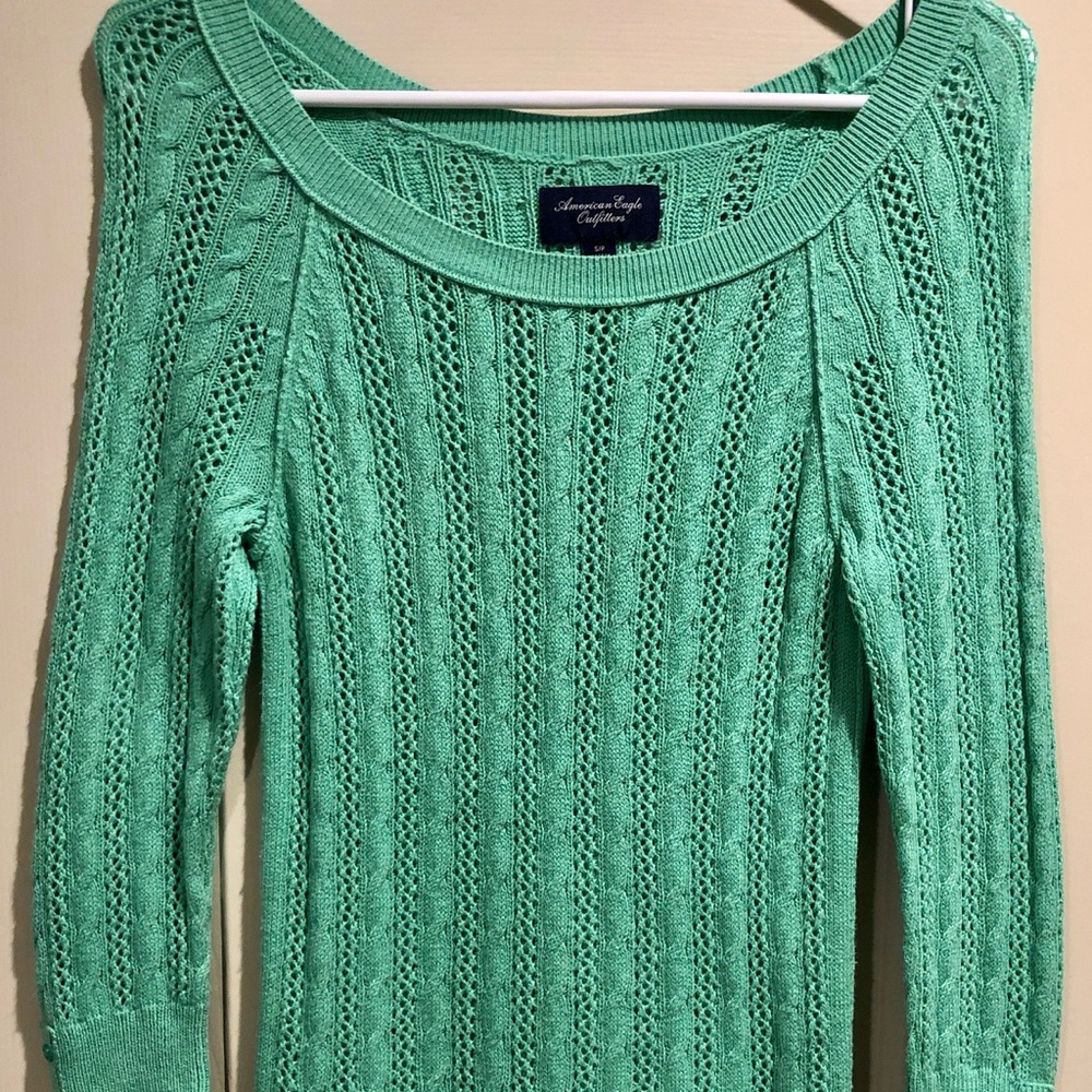 Green sweater AW